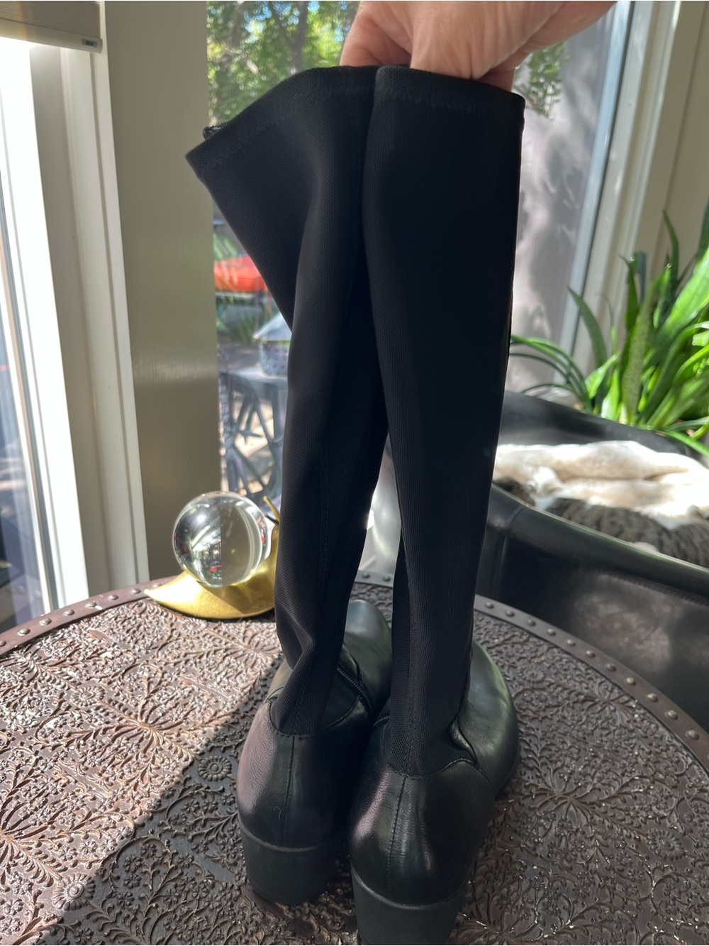 DANSKO CELESTINE TALL LEATHER BLACK BOOTS 41 10.5-11 - Picture 10 of 14